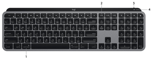 Logitech MX KEYS FOR MAC Advanced Wireless Illuminated Keyboard